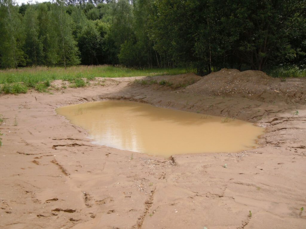 Tümpel nach Entstehung